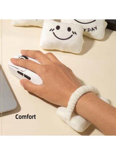 وسادة معصم صغيرة لوسادة الفأرة ذات نمط عشوائي ، وسادة مسند معصم مضادة للاحتكاك لحماية المعصم أثناء كتابة على لوحة المفاتيح ، مناسبة للاستخدام المكتبي