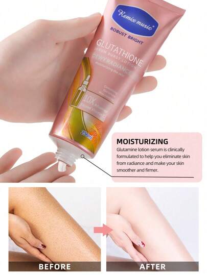 غسول الجسم سعة 236مل قطعة واحدة، مرطب، منير للبشرة، غير دهني، مناسب للرجال والنساء