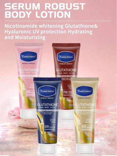 1 قطعة غسول الجسم 236مل، مرطب، مرطب، مضيئ، ملطف للرجال والنساء معًا