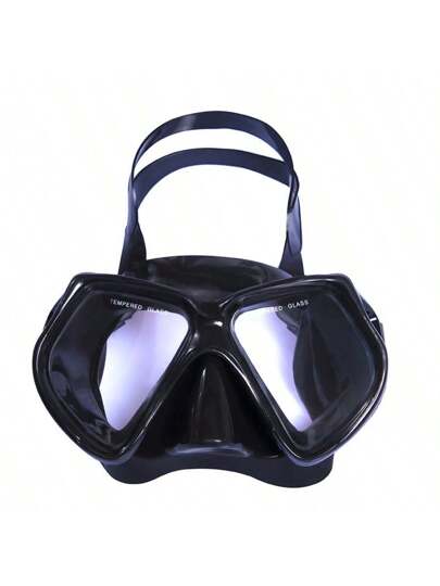 نظارات سباحة بإطار كبير، قناع سباحة كبار السن تجهيزات غوص و شراع، نظارات غطس من البي في سي