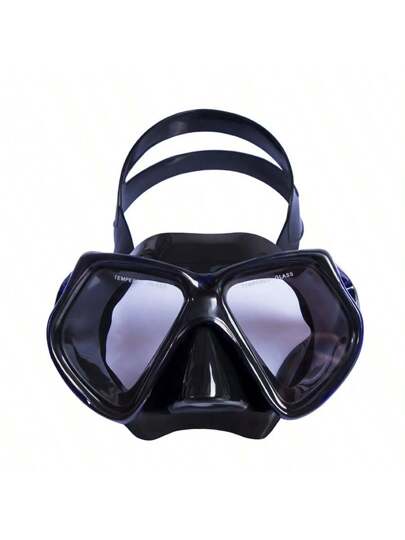 نظارات سباحة كبيرة الحجم للبالغين، أقنعة غطس بشاشة وأنبوب للتنفس، معدات غطس PVC