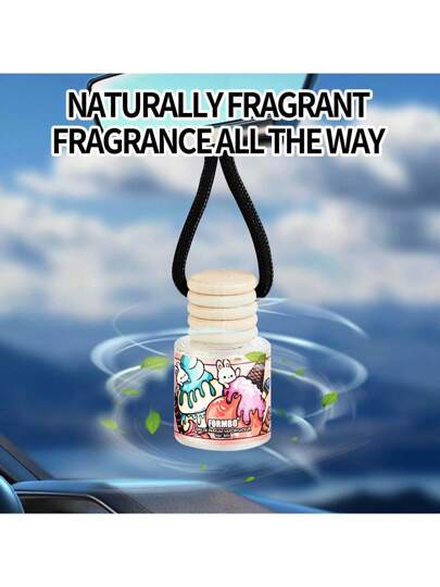 قطعة واحدة معطر هواء السيارة 8 مل، معطر هواء صلب طويل الأمد يمكن تعليقه، عطرياتي، بتصاميم جميلة ورقيقة مناسبة للنساء، عطر فريد من نوعه، بنكهة آيس كريم،رائحة زهور طبيعية، مناسب للسفر والاستخدام اليومي داخل وخارج المنزل، لتعطير والحفاظ على رائحة...