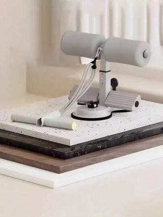 قطعة واحدة جهاز مساعد على الجلوس البارز ، أداة تدريب الخصر ، للجلوس البارز مع شريط مقاومة ، مناسب للتدريب البطني الداخلي المزدوج بالشفط ، مدرب بطني بشفط الكأس ، حبل قابل للتعديل متعدد الوظائف ، معدات رياضية لمساعدة الجلوس البارز مزود بشريط مقاومة ، مناسب