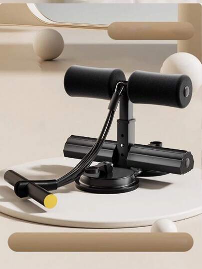 قطعة واحدة جهاز مساعد على الجلوس البارز ، أداة تدريب الخصر ، للجلوس البارز مع شريط مقاومة ، مناسب للتدريب البطني الداخلي المزدوج بالشفط ، مدرب بطني بشفط الكأس ، حبل قابل للتعديل متعدد الوظائف ، معدات رياضية لمساعدة الجلوس البارز مزود بشريط مقاومة ، مناسب