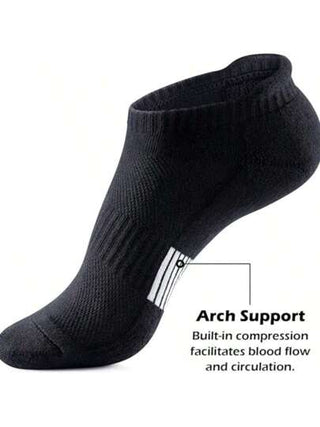 5/25 زوج من الجوارب القصيرة النسائية للركبة، جوارب رياضية لا تظهر، جوارب مبطنة