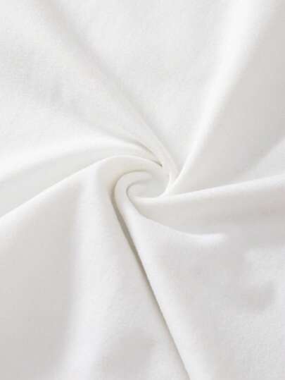 مجموعة قميص كم قصير وشورت باللون المُحجب للرضيعة البنت، زخرفة برسم ارنب وقلب، مناسب للعطلات