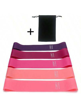 1/2/3/4/5 قطعة أشرطة لياقة مرنة لمقاومة التدريبات، أشرطة تمارين رياضية من اللاتكس، معدات صالة الألعاب الرياضية، مناسبة لبناء العضلات والبيلاتس واليوغا وتمارين اللياقة البدنية (5 مستويات مقاومة)