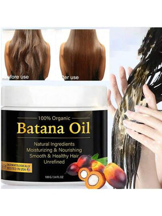 1 قطعة 100غرام قناع شعر باتانا ، بلسم شعر معلب بني ، مرطب ومغذِّ ، يقوي الشعر ، ويصلح جودة الشعر ، ويقلل من التكسر والتجعد ، ويحسِّن جودة الشعر ولمعانه ، وخالي من الرائحة ، ويكمل تغذية الشعر ، مناسب للرجال والنساء ، سهل الحمل