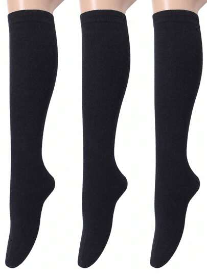 زوج من جوارب الانضغاط من النحاس والصفار للنساء والرجال من 15 إلى 20 ملم زئبقي، عالية الركبة، مناسبة للحوامل والممرضات والحمل والأنشطة الرياضية، متماسكة وذات دعم طبي مريح، مناسبة للبالغين لتحسين الدورة الدموية