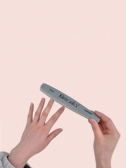 4 قطع من أدوات تنعيم الأظافر الرمادية ذات الوجهين من كليمونلا، ملفات أظافر إسفنجية، أدوات مانيكير احترافية للأظافر الأكريليكية، أفضل رعاية للأظافر الطبيعية