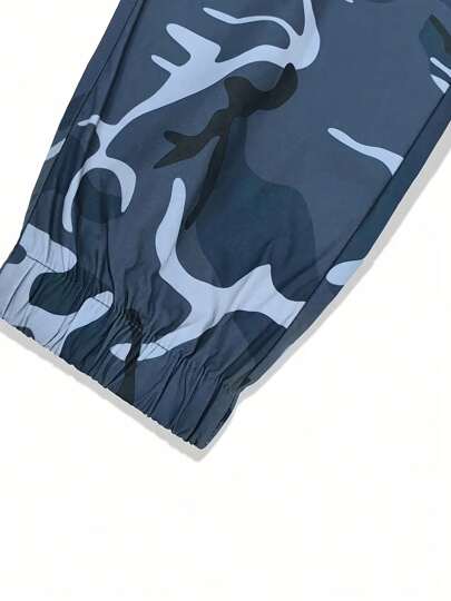 قطعة واحدة من بنطلون الأولاد الحديث بطبعة البوي البرية بتصميم ضيق، ملابس شارع بنكي روك كوليج للخروج والحفلات والمهرجانات الموسيقية، مناسب للربيع والصيف