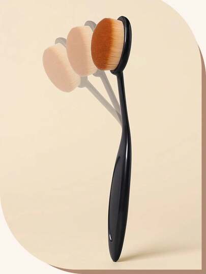 فرشاة تزيين الأظافر سوداء اللون، مجموعة فرش متعددة الوظائف تشمل فرشاة تنظيف، فرشاة لبودرة المرآة، فرشاة للغبار، فرشاة كونسيلر، قابلة للطي وسهلة الحمل