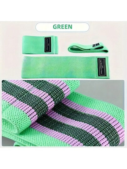 قطعة واحدة من أشرطة المقاومة للتمارين اليوغا، تستخدم لتمارين الفخذ والركبة والذراع، تدريب بدون رفع أوزان، انطلاق مرن سريع