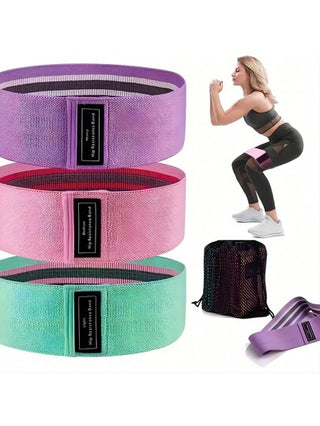 قطعة واحدة من أشرطة المقاومة للتمارين اليوغا، تستخدم لتمارين الفخذ والركبة والذراع، تدريب بدون رفع أوزان، انطلاق مرن سريع