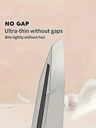 قطعتان من ملقط الحواجب من الفولاذ المقاوم للصدأ - مثالي لإزالة الشعر من الوجه والخياشيم والشظايا ، أداة إزالة شعر مناسبة للرجال والنساء، تصميم عشوائي