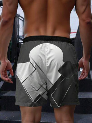 Warner Bros قطعة واحدة من شورتات الرجال الفضفاضة العصرية المطبوعة بطباعة ثلاثية الأبعاد ذات سحاب، خفيفة الوزن وقابلة للتنفس، بتصميم منزلي كاجوال، مناسبة للشارع، الركض، التنزه، السفر، الشاطئ، حفلات الأعياد والهدايا