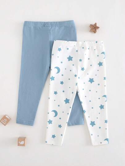 Cozy Pixies مجموعة 2 قطعة بنطلون ضيق بنقشة ورود للأطفال الرضع ذكور