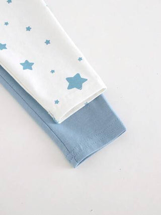 Cozy Pixies مجموعة 2 قطعة بنطلون ضيق بنقشة ورود للأطفال الرضع ذكور