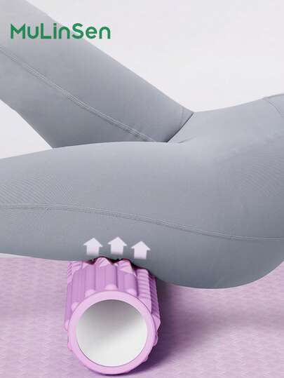 mulinsen رول يوجا جديد من الرغوة للنساء، جهاز تدليك السيقان سريع التخسيس، رول رغوة براس أسنان الذئب، أداة تدليك بقوالب الرغوة لياقة بدنية