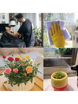 زجاجة 250 مللي للرش ذات أداة تصفيف الشعر للصالون، رش المنزل والتنظيف قطعة واحدة