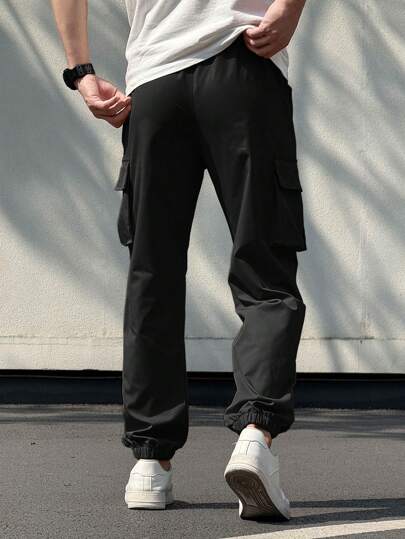 قطعة واحدة بناطيل منفعة رياضية كاجوال للأولاد والمراهقين مع جيوب كبيرة