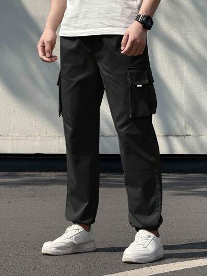 قطعة واحدة بناطيل منفعة رياضية كاجوال للأولاد والمراهقين مع جيوب كبيرة