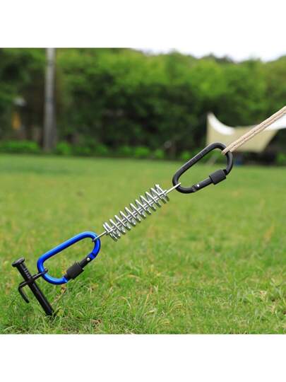 6 قطع مشبك حلقي أسود تكتيكي بقفل برغي، من سبيكة الألومنيوم للتركيب السريع، لاستخدامات التخييم والتنزه والصيد وحقيبة الظهر، أبعاده 42 * 80 مم