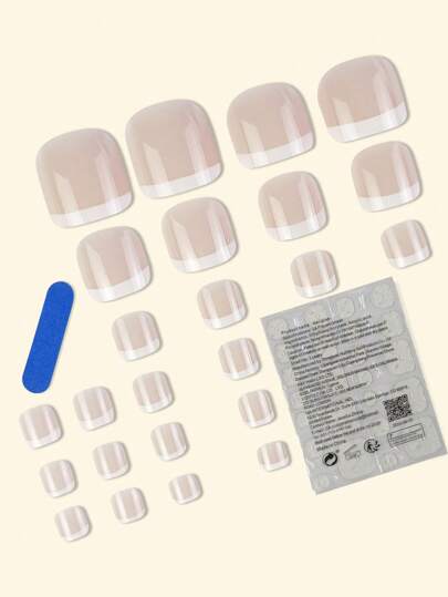 ارتقي بأسلوبك مع مجموعة 24 قطعة من أظافر اللوك الكاذبة ذات الأصابع المربعة القصيرة باللون الوردي المصدفي، مع تصميمات فرنسية أنيقة وبسيطة وجميلة وحديثة. يسهل إزالتها باستخدام لاصق الأظافر المرفق، مناسبة للعطلات والحفلات والسهرات والاستخدام اليومي