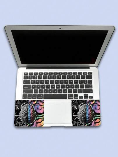 طقم غلاف حماية لجهاز الكمبيوتر المحمول بحجم 15 بوصة بطبعة الدماغ للكمبيوتر المحمول، أجهزة ماك بوك، وأجهزة HP