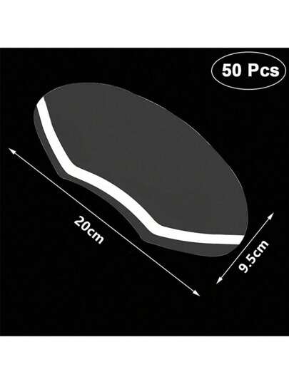 50/100 قناع للوجه والعين للحماية ذو استخدام مرة واحدة ، خدمات مايكروبليدنج والمكياج الدائم ، الحمام ، رش الشعر في صالونات التجميل ومد الرموش