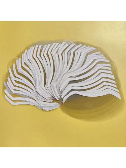 50/100 قناع للوجه والعين للحماية ذو استخدام مرة واحدة ، خدمات مايكروبليدنج والمكياج الدائم ، الحمام ، رش الشعر في صالونات التجميل ومد الرموش