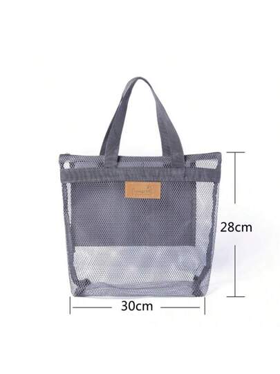 قطعة واحدة سلة استحمام شبكية جديدة، منظم حمام قابل للتعليق بسوستة، مثالي للسفر، الجيم، التخييم، السكن الجامعي، الشاطئ