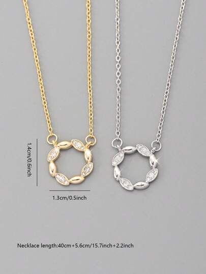 قلادة قلادة قلادة من الفضة الإسترليني عيار 925 بتصميم مبسط بشكل حلقة موبيوس ، قلادة أنيقة وعصرية للنساء