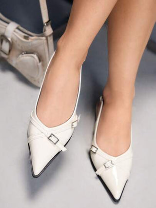 Cuccoo CUCCOO GRLICON أحذية سبور ذات أصابع مدببة بسيور متقاطعة باللون الأحمر الداكن، للنساء بطراز كاجوال بانك روك، أحذية متعددة الاستخدامات للخروجات