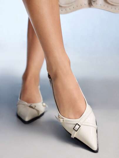 Cuccoo CUCCOO GRLICON أحذية سبور ذات أصابع مدببة بسيور متقاطعة باللون الأحمر الداكن، للنساء بطراز كاجوال بانك روك، أحذية متعددة الاستخدامات للخروجات