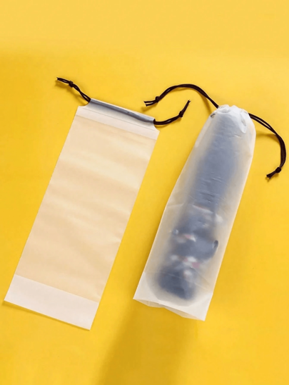 1/10 قطعة من الأكياس البلاستيكية نصف شفافة مطفأة ، حقيبة تخزين مظلة ، صندوق تخزين مظلة قابل لإعادة الاستخدام بسحاب ، منظم تخزين منزلي ، حقيبة تخزين خارجي مقاومة للماء بسحاب ، غطاء حزمة أسلاك السيارة ، حقيبة صغيرة ، غطاء مظلة ، حقيبة مظلة ، حقيبة شبه شفافة