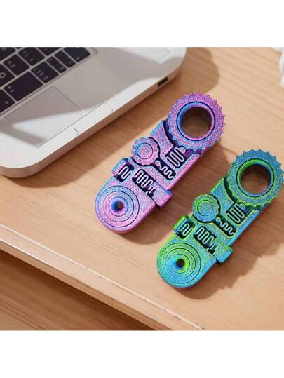 لعبة 5-في-1 مطبوعة ثلاثية الأبعاد - أصابع خفيفة وألعاب للتوتر والقلق، ألعاب مكتبية لتخفيف الضغط، ألعاب حسية للأطفال ADHD، هدايا عيد الميلاد والهالوين والتخرج