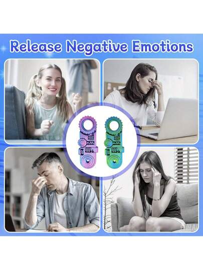 لعبة 5-في-1 مطبوعة ثلاثية الأبعاد - أصابع خفيفة وألعاب للتوتر والقلق، ألعاب مكتبية لتخفيف الضغط، ألعاب حسية للأطفال ADHD، هدايا عيد الميلاد والهالوين والتخرج