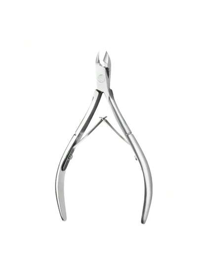 منقاة جلد مقص من الفولاذ المقاوم للصدأ، ملقط مدفع الجلد الجاف موصى به من قبل خبراء المناكير