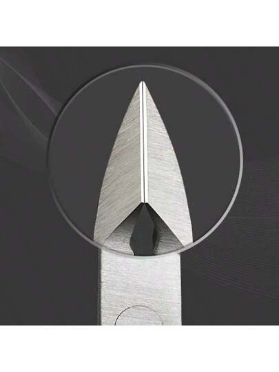 منقاة جلد مقص من الفولاذ المقاوم للصدأ، ملقط مدفع الجلد الجاف موصى به من قبل خبراء المناكير