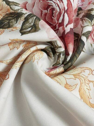 Lacomfia طقم ملابس علوية وبنطال طويل بطبعات بأكمام طويلة وأزرار أمامية ل- المرأة، قطعتين