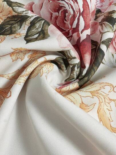 Lacomfia طقم ملابس علوية وبنطال طويل بطبعات بأكمام طويلة وأزرار أمامية ل- المرأة، قطعتين