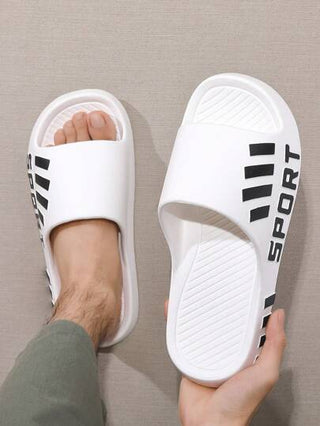 النعال الرياضية الأنيقة للاستخدام الخارجي، موديل 2025 الأحدث، مصنوعة من خامة EVA عالية الجودة، مناسبة للجنسين، مناسبة للصيف، مانعة للانزلاق، منفذة للهواء، نعال منزلية كاجوال للرجال، مقاس إضافي كبير من 48-49، الألوان: أسود، أبيض، خاكي، بني كافيه، رمادي