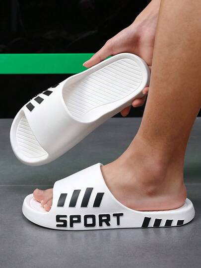 النعال الرياضية الأنيقة للاستخدام الخارجي، موديل 2025 الأحدث، مصنوعة من خامة EVA عالية الجودة، مناسبة للجنسين، مناسبة للصيف، مانعة للانزلاق، منفذة للهواء، نعال منزلية كاجوال للرجال، مقاس إضافي كبير من 48-49، الألوان: أسود، أبيض، خاكي، بني كافيه، رمادي