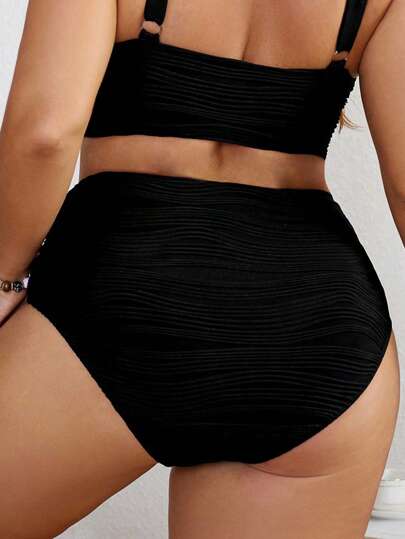 Swim Vcay سروال بيكيني من قماش ناعم ومريح للنساء بالمقاسات الكبيرة، متعدد الاستخدامات للشاطئ والعطلات الصيفية