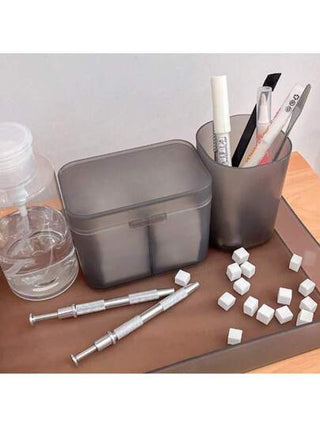 1 مجموعة متضمنة مشبك أسفنجة الأظافر و 50 تطبيقًا أسفنجيًا، مشبك الأسفنج الفضي، أدوات شفط الأسفنج لتطبيق طلاء الأظافر والمستحضرات التجميلية وإزالة الأوساخ