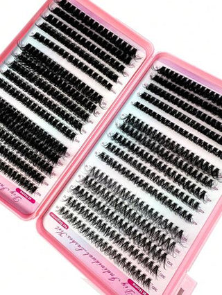 570 عدد مجموعات رموش طرف الأظافر ثلاثية الأبعاد فاخرة، مجموعة رموش طرف الأظافر فاخرة 100د/80د/60د/50د/40د/30د سميكة فردية، رموش طرف الأظافر الصناعية الفاخرة من مكسيك كوول طول 10 مم/11 مم/12 مم/13 مم/14 مم/15 مم/16 مم/17 مم/18 مم