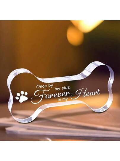 هدية تذكارية من الأكريليك للحيوانات الأليفة ، لوحة تكريمية للكلاب ، هدية ديكور للتسلية للذين فقدوا حيواناتهم الأليفة من الكلاب. مناسبة للغرف النوم والصالونات والحدائق