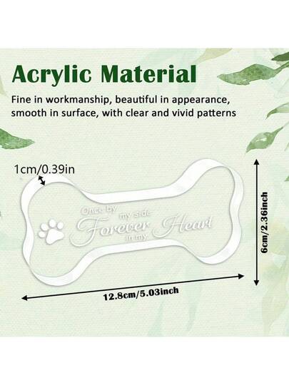 هدية تذكارية من الأكريليك للحيوانات الأليفة ، لوحة تكريمية للكلاب ، هدية ديكور للتسلية للذين فقدوا حيواناتهم الأليفة من الكلاب. مناسبة للغرف النوم والصالونات والحدائق