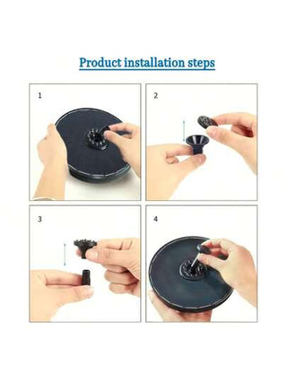 1 قطعة مضخة نافورة شمسية، 3 واط نافورة مياه شمسية مع 8 أنواع من الفوهات وأضواء LED ملونة، مضخة بركة تعمل بالطاقة الشمسية عائمة للاستخدام في حمام الطيور والخزانات والبرك والحدائق